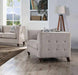 Acme Furniture - Cyndi Tan Fabric Chair w/1 Pillow - 52057