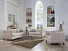 Acme Furniture - Cyndi Tan Fabric 2 Piece Sofa Set - 52055-56