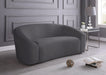 Meridian Furniture - Riley 3 Piece Living Room Set in Grey - 610Grey-S-3SET - GreatFurnitureDeal