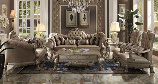 Acme Furniture - Dresden 2 Piece Sofa Set in Gold - 52090-2SET - GreatFurnitureDeal