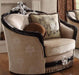 Acme Furniture - Ernestine Tan and Black Chair - 52112 - GreatFurnitureDeal