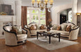Acme Furniture - Ernestine Tan and Black Chair - 52112 - GreatFurnitureDeal