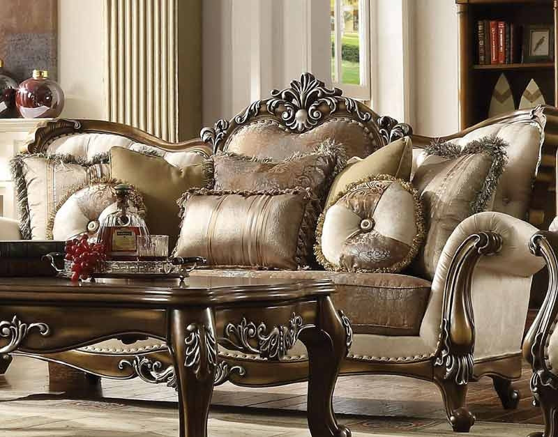 Acme Furniture - Latisha Tan Pattern Sofa - 52115 - GreatFurnitureDeal