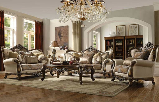 Acme Furniture - Latisha Tan Pattern 2 Piece Sofa Set - 52115-16 - GreatFurnitureDeal