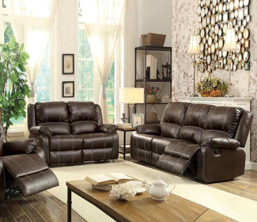 Acme Furniture - Zuriel 2 Piece Living Room Set in Brown - 52280-81 - GreatFurnitureDeal