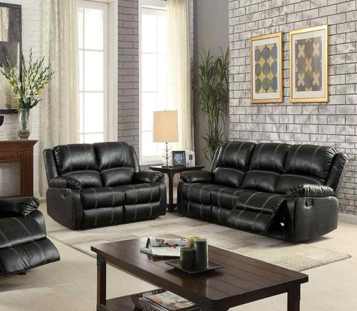 Acme Furniture - Zuriel 2 Piece Living Room Set in Black - 52285-86 - GreatFurnitureDeal