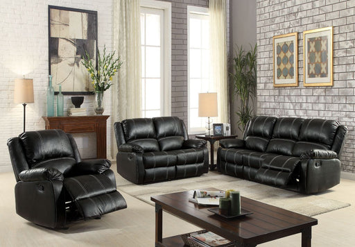 Acme Furniture - Zuriel 3 Piece Living Room Set in Black - 52285-86-87 - GreatFurnitureDeal