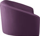 Meridian Furniture - Riley Velvet Loveseat in Purple - 610Purple-L - GreatFurnitureDeal