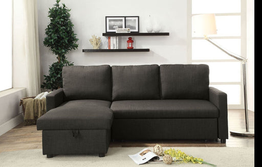 Acme Furniture - Hiltons Charcoal Linen 2 Piece Sectional Sofa Set - 52300 - GreatFurnitureDeal