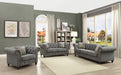 Acme Furniture - Aurelia Sofa w-2 Pillows in Gray - 52425 - GreatFurnitureDeal