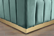 Meridian Furniture - Marlon Velvet Sofa in Mint - 603Mint-S - GreatFurnitureDeal