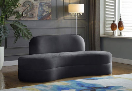 Meridian Furniture - Mitzy 3 Piece Living Room Set in Grey -  606Grey-S3SET - GreatFurnitureDeal