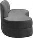 Meridian Furniture - Mitzy Velvet Sofa in Grey - 606Grey-S - GreatFurnitureDeal