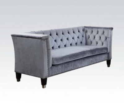 Acme Furniture - Honor Loveseat in Blue-Gray - 52786 - GreatFurnitureDeal
