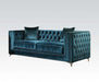 Acme Furniture - Gillian Loveseat w-2 Pillows in Dark Teal - 52791 - GreatFurnitureDeal