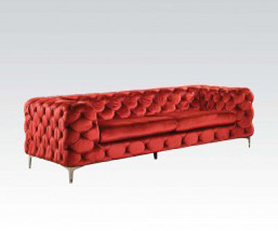 Acme Furniture - Adam Sofa in Red - 52795 - GreatFurnitureDeal