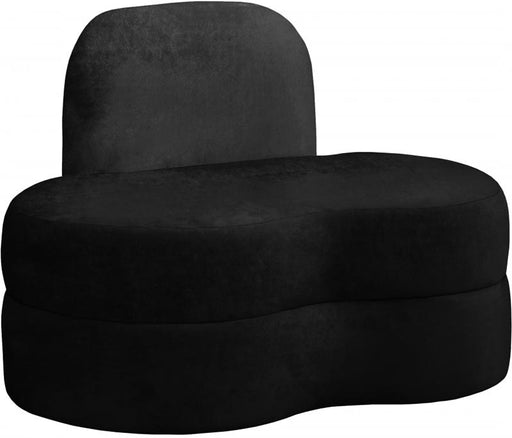 Meridian Furniture - Mitzy Velvet Chair in Black - 606Black-C - GreatFurnitureDeal