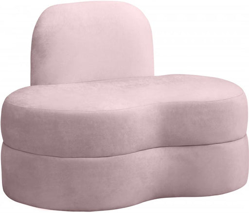 Meridian Furniture - Mitzy Velvet Chair in Pink - 606Pink-C - GreatFurnitureDeal