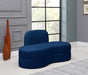 Meridian Furniture - Mitzy 3 Piece Living Room Set in Navy - 606Navy-S3SET - GreatFurnitureDeal