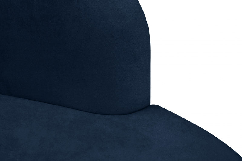 Meridian Furniture - Mitzy Velvet Sofa in Navy - 606Navy-S - GreatFurnitureDeal