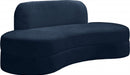 Meridian Furniture - Mitzy Velvet Sofa in Navy - 606Navy-S - GreatFurnitureDeal