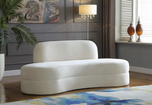 Meridian Furniture - Mitzy 3 Piece Living Room Set in Cream - 606Cream-S3SET - GreatFurnitureDeal