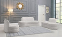 Meridian Furniture - Mitzy Velvet Chair in Cream - 606Cream-C - GreatFurnitureDeal