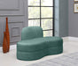 Meridian Furniture - Mitzy 3 Piece Living Room Set in Mint - 606Mint-S3SET - GreatFurnitureDeal