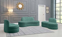 Meridian Furniture - Mitzy Velvet Chair in Mint - 606Mint-C - GreatFurnitureDeal