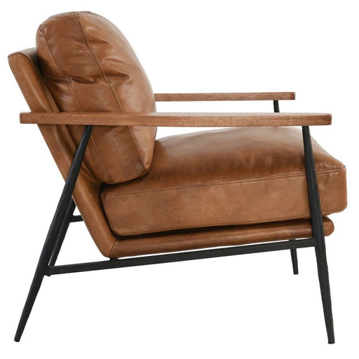 Classic Home Furniture - Christopher Club Chair in Tan - 53004197 - GreatFurnitureDeal