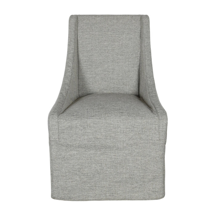 Classic Home Furniture - Warwick Upholstered Rolling Dining Chair Granite - 53004328