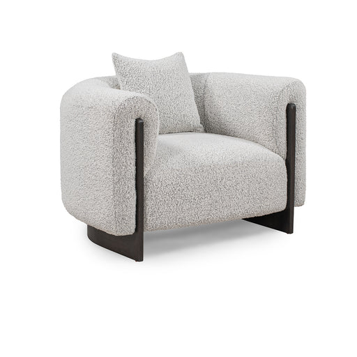 Classic Home Furniture - Sierra Accent Chair Gray Boucle - 53004702 - GreatFurnitureDeal