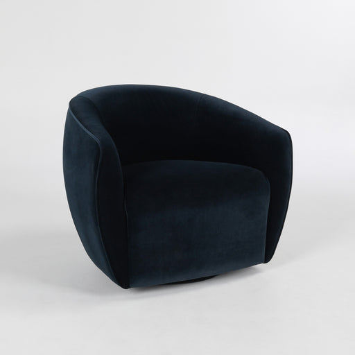 Classic Home Furniture - Harper Swivel Accent Chair in Midnight Blue - 53005244 - GreatFurnitureDeal