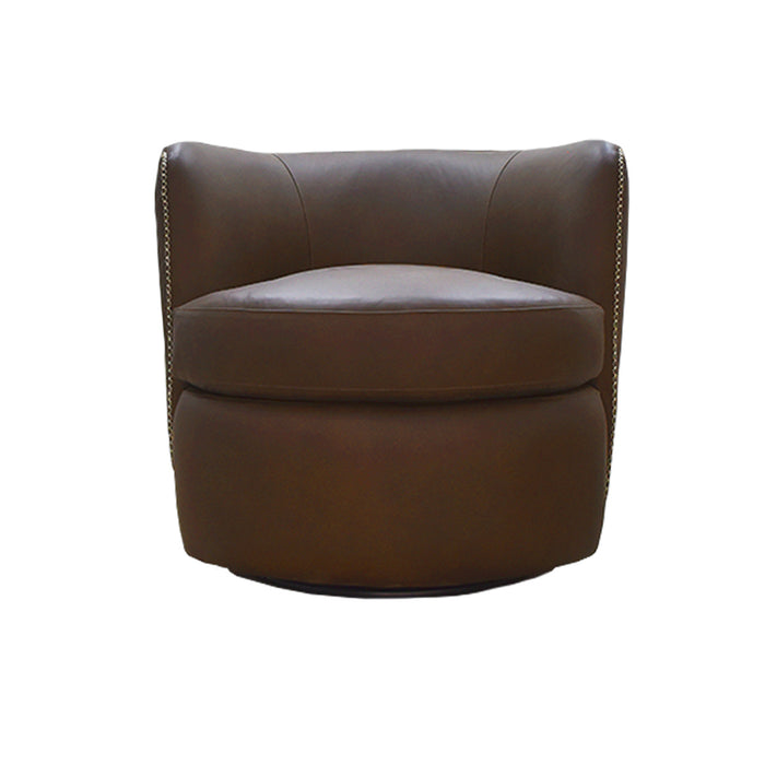 Classic Home Furniture - Bronson Swivel Accent Chair Tobacco MX - 53007583