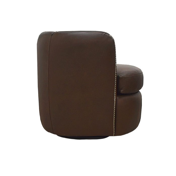 Classic Home Furniture - Bronson Swivel Accent Chair Tobacco MX - 53007583