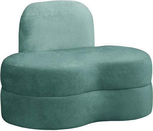 Meridian Furniture - Mitzy Velvet Chair in Mint - 606Mint-C - GreatFurnitureDeal