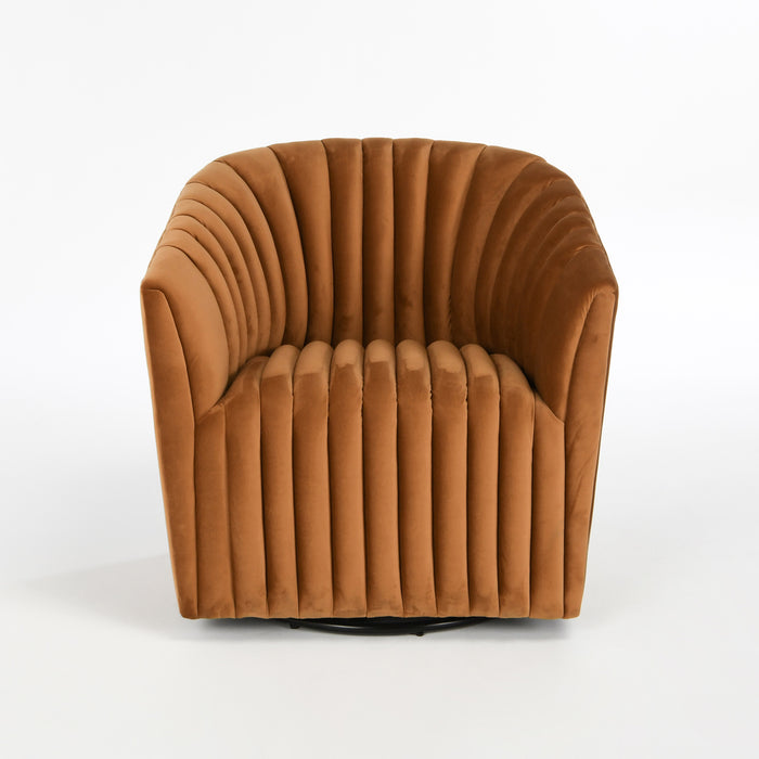 Classic Home Furniture - Arline Swivel Accent Chair in Bronze - 53051367 - GreatFurnitureDeal