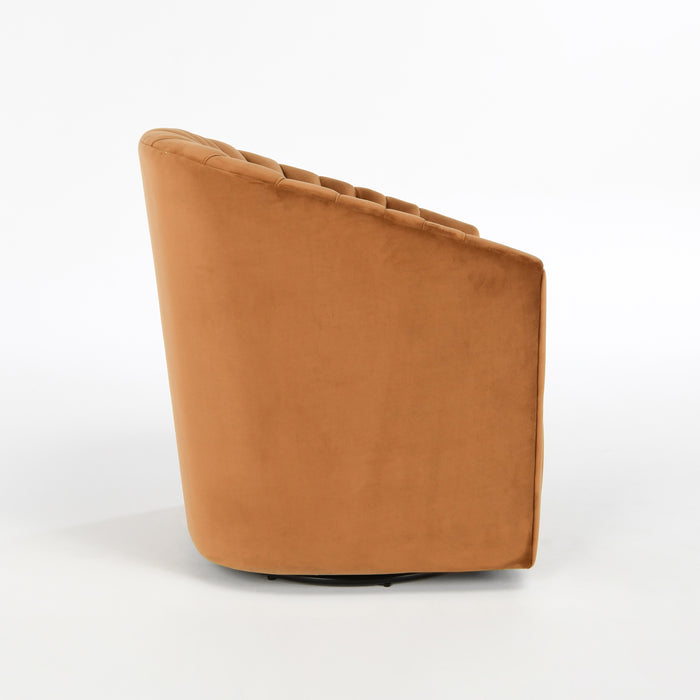 Classic Home Furniture - Arline Swivel Accent Chair in Bronze - 53051367