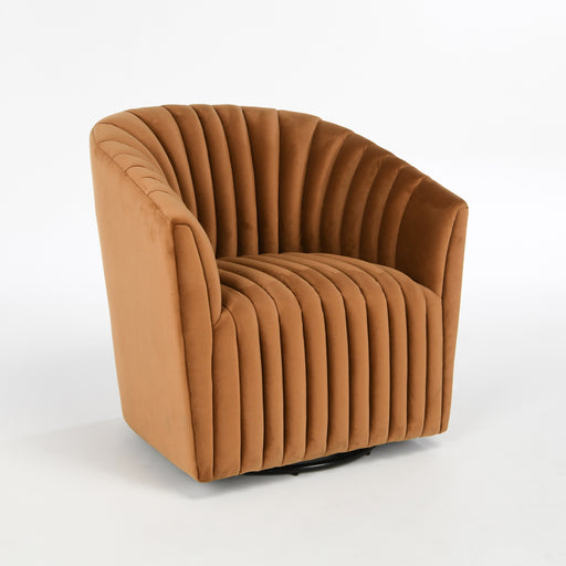 Classic Home Furniture - Arline Swivel Accent Chair in Bronze - 53051367 - GreatFurnitureDeal