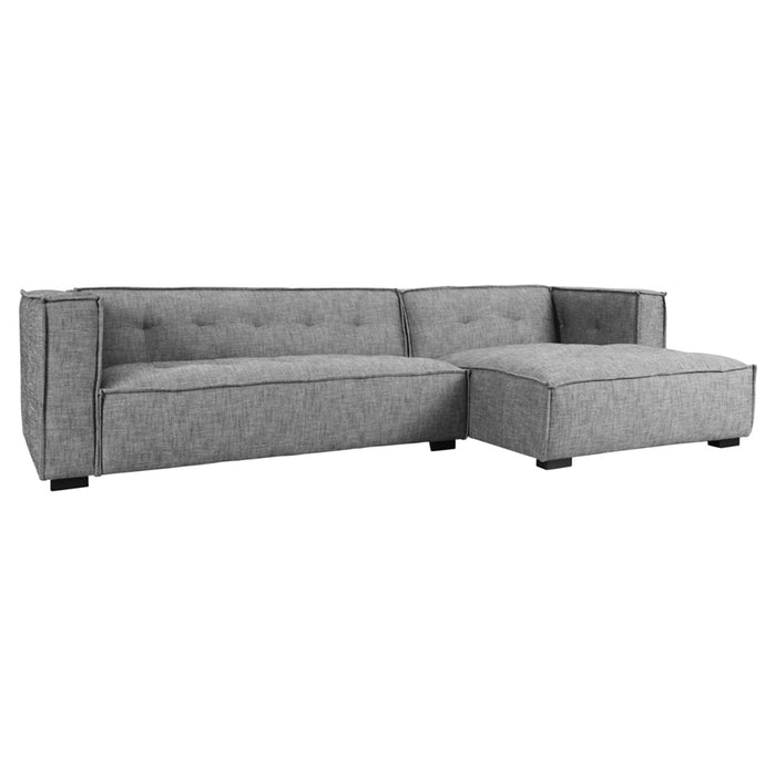 Classic Home Furniture - Element 2pc Sectional w/RAF Chaise Gray - 53051499 - GreatFurnitureDeal