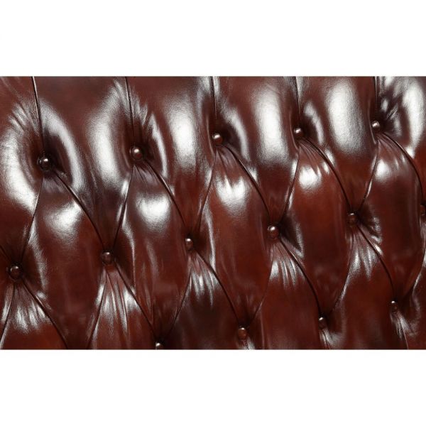 Acme Furniture - Eustoma Sofa w-3 Pillows in Cherry - 53065