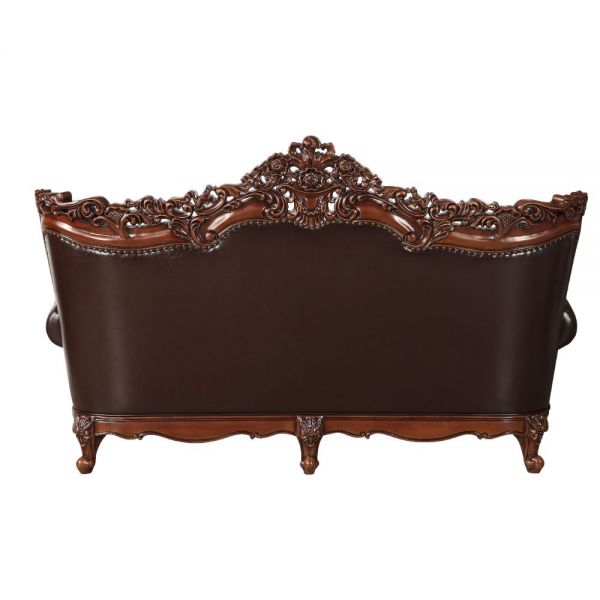 Acme Furniture - Forsythia 2 Piece Sofa Set in Cherry - 53070-2SET - GreatFurnitureDeal