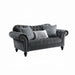 Acme Furniture - Gaura Loveseat w-3 Pillows in Dark Gray - 53091 - GreatFurnitureDeal