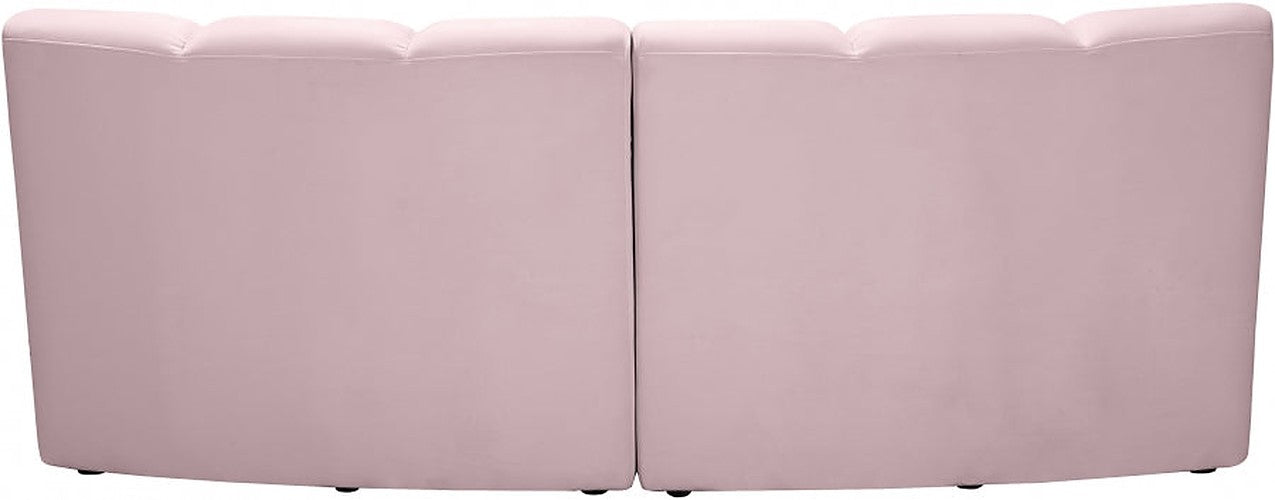 Meridian Furniture - Infinity Modular Sofa in Pink - 638Pink-2PC - GreatFurnitureDeal