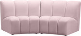 Meridian Furniture - Infinity Modular Sofa in Pink - 638Pink-2PC - GreatFurnitureDeal