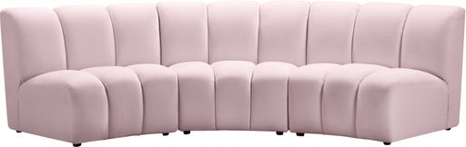 Meridian Furniture - Infinity Modular Sofa in Pink - 638Pink-3PC - GreatFurnitureDeal