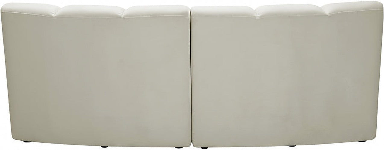 Meridian Furniture - Infinity Modular Sofa in Cream - 638Cream-2PC - GreatFurnitureDeal