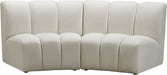 Meridian Furniture - Infinity Modular Sofa in Cream - 638Cream-2PC - GreatFurnitureDeal