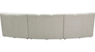 Meridian Furniture - Infinity Modular Sofa in Cream - 638Cream-3PC - GreatFurnitureDeal