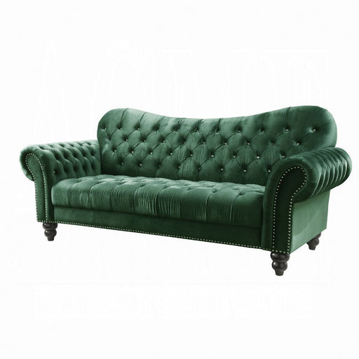 Acme Furniture - Iberis Sofa in Green - 53400 - GreatFurnitureDeal